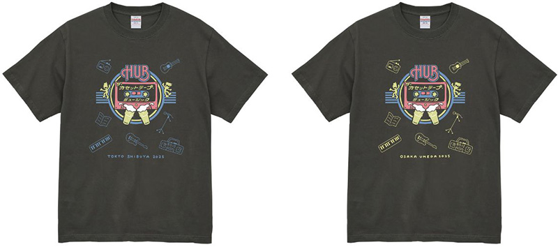 EMPiRE Tシャツとカセットテープ EMPiRE Tシャツとカセットテープ