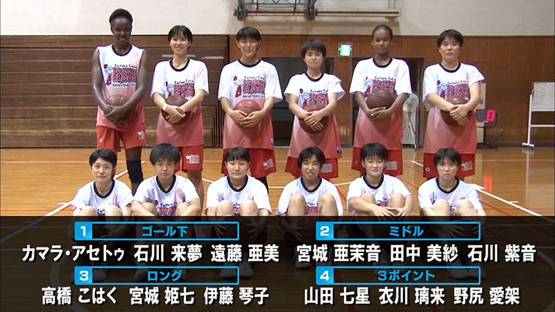 埼玉栄高校 女子バスケ部（埼玉） | BS12 水曜バスケ！（Bリーグ