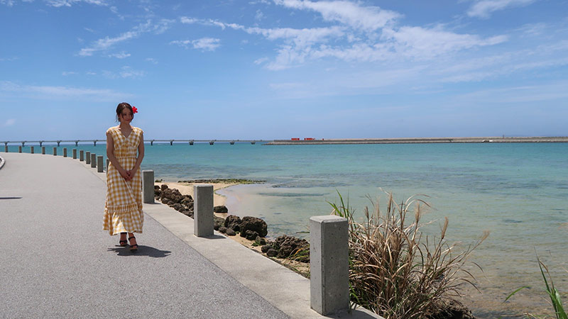 海の楽園 沖縄でモデル・シンガーソングライターのchayが初体験